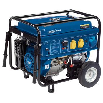 Draper PG68W Draper Expert Petrol Generator with Wheels, 6000W - Code: 16143 - Pack Qty 1