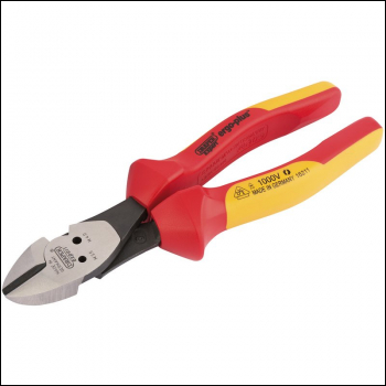 Draper 805PC Draper Expert Ergo Plus® VDE Diagonal Side Cutters with Integrated Pattress Shears - Code: 16211 - Pack Qty 1