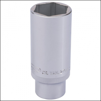 Draper HTD-MM Diesel Injector Socket, 1/2 inch  Sq. Dr., 27mm - Code: 16216 - Pack Qty 1