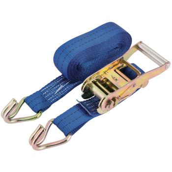 Draper RTDS/6M075T/HB Ratchet Tie Down Strap, 6m x 38mm, 750kg - Code: 16263 - Pack Qty 1