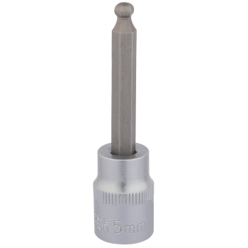 Draper D-HEX-BALL/B Ball End Hexagonal Socket Bits, 3/8 inch  Sq. Dr., 5mm - Code: 16288 - Pack Qty 1