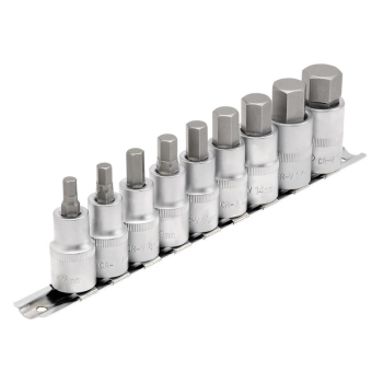 Draper H-HEX/9/55 Draper Expert Metric Hex. Socket Bit Set, 1/2 inch  Sq. Dr., 55mm (9 Piece) - Code: 16307 - Pack Qty 1