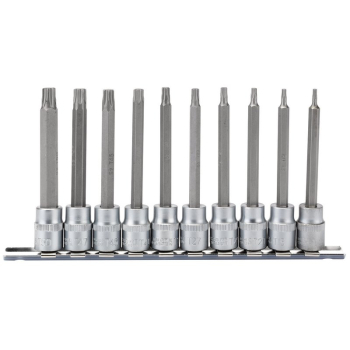 Draper D-TX/10/100 Draper Expert TX-STAR® Socket Bit Set, 3/8 inch  Sq. Dr., 100mm (10 Piece) - Code: 16310 - Pack Qty 1