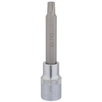 Draper H-TX/B Draper TX-STAR® Socket Bit, 1/2 inch  Sq. Dr., T45 x 100mm - Code: 16316 - Pack Qty 1