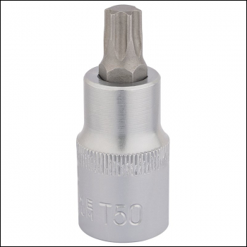 Draper H-TX/B Draper TX-STAR® Socket Bit, 1/2 inch  Sq. Dr., T50 x 55mm - Code: 16317 - Pack Qty 1