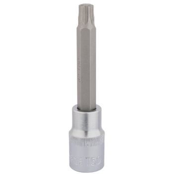Draper H-TX/B Draper TX-STAR® Socket Bit, 1/2 inch  Sq. Dr., T50 x 100mm - Code: 16318 - Pack Qty 1