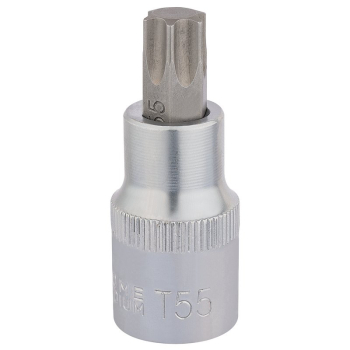 Draper H-TX/B Draper TX-STAR® Socket Bit, 1/2 inch  Sq. Dr., T55 x 55mm - Code: 16319 - Pack Qty 1