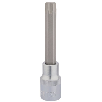 Draper H-TX/B Draper TX-STAR® Socket Bit, 1/2 inch  Sq. Dr., T55 x 100mm - Code: 16320 - Pack Qty 1