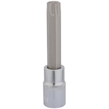 Draper H-TX/B Draper TX-STAR® Socket Bit, 1/2 inch  Sq. Dr., T60 x 100mm - Code: 16324 - Pack Qty 1