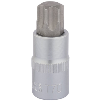 Draper H-TX/B Draper TX-STAR® Socket Bit, 1/2 inch  Sq. Dr., T70 x 55mm - Code: 16325 - Pack Qty 1