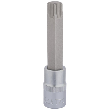 Draper H-TX/B Draper TX-STAR® Socket Bit, 1/2 inch  Sq. Dr., T70 x 100mm - Code: 16327 - Pack Qty 1