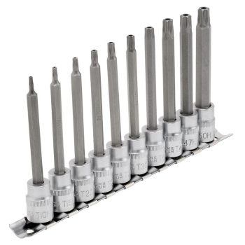 Draper D-TXT/10/100 Draper Expert TX-STAR® Security Socket Bit Set, 3/8 inch  Sq. Dr. (10 Piece) - Code: 16333 - Pack Qty 1