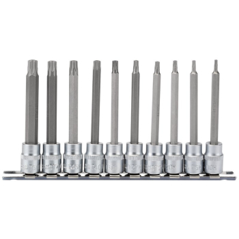 Draper D-TXT/10/100 Draper Expert TX-STAR® Security Socket Bit Set, 3/8 inch  Sq. Dr. (10 Piece) - Code: 16333 - Pack Qty 1