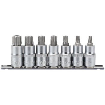 Draper H-TXT/7/55 Draper Expert TX-STAR® Security Socket Bit Set, 1/2 inch  Sq. Dr., 55mm (7 Piece) - Code: 16334 - Pack Qty 1