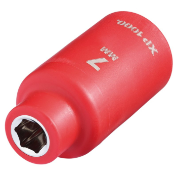 Draper XP1000-3/8-SOC XP1000® VDE Socket, 3/8 inch  Sq. Dr., 7mm - Code: 16336 - Pack Qty 1