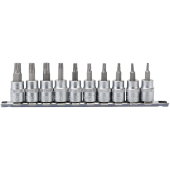 Draper D-TXP/10/55 Draper Expert TX-STAR® Plus Socket Bit Set, 3/8 inch  Sq. Dr., 48mm (10 Piece) - Code: 16339 - Pack Qty 1