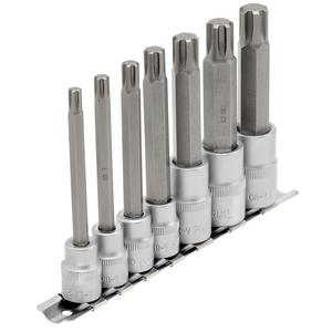 Draper RIBE/7/SET/B Draper Expert Ribe® Socket Bit Set, 3/8 inch  & 1/2 inch  Sq. Dr. (7 Piece) - Code: 16346 - Pack Qty 1