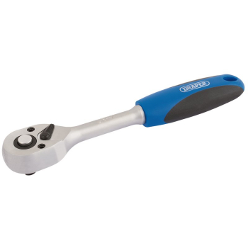 Draper BD72 72 Tooth Reversible Soft Grip Ratchets, 1/4 inch  Sq. Dr. - Code: 16427 - Pack Qty 1