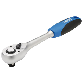 Draper HD72 72 Tooth Reversible Soft Grip Ratchets, 1/2 inch  Sq. Dr. - Code: 16429 - Pack Qty 1