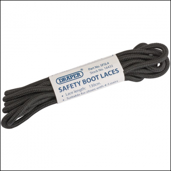 Draper SFSL4 Spare Laces for WPSB and CHSB Safety Boots - Discontinued - Code: 16432 - Pack Qty 1