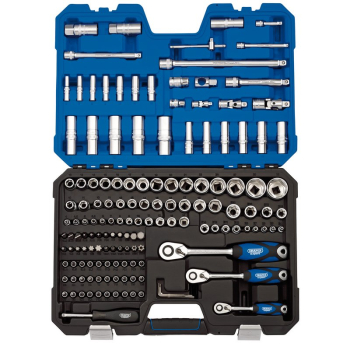 Draper STK149N/SG Draper Expert Metric Socket Set, 1/4 inch , 3/8 inch  and 1/2 inch  Sq. Dr. (149 Piece) - Code: 16461 - Pack Qty 1