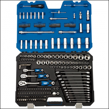 Draper TK214MN/SG Metric Socket Set, 1/4 inch , 3/8 inch  and 1/2 inch  Sq. Dr. (214 Piece) - Discontinued - Code: 16462 - Pack Qty 1