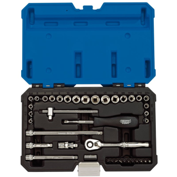 Draper B40AMN/B Draper Expert Combined MM/AF Socket Set, 1/4 inch  Sq. Dr. (40 Piece) - Code: 16464 - Pack Qty 1