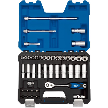 Draper D42MDSN/B Draper Expert Multi-Drive® Metric Socket Set, 3/8 inch  Sq. Dr. (42 Piece) - Code: 16480 - Pack Qty 1