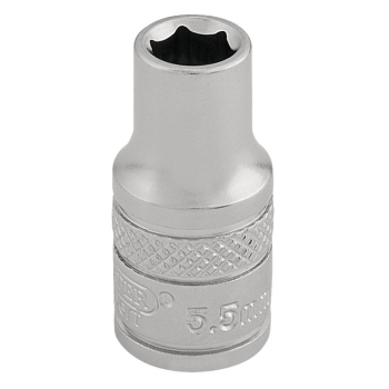 Draper B-MM/MS Socket, 1/4 inch  Sq. Dr., 5.5mm - Code: 16509 - Pack Qty 1