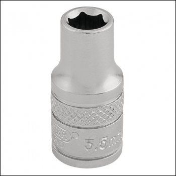 Draper B-MM/MS Socket, 1/4 inch  Sq. Dr., 5.5mm - Code: 16509 - Pack Qty 1