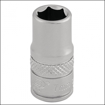 Draper B-MM/MS Socket, 1/4 inch  Sq. Dr., 7mm - Code: 16511 - Pack Qty 1