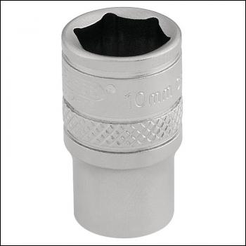 Draper B-MM/MS Socket, 1/4 inch  Sq. Dr., 10mm - Code: 16514 - Pack Qty 1