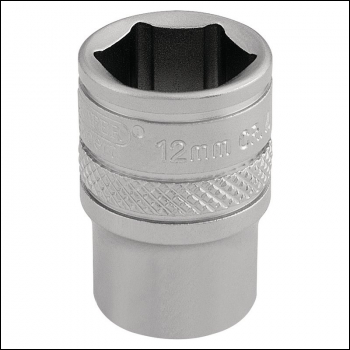 Draper B-MM/MS Socket, 1/4 inch  Sq. Dr., 12mm - Code: 16515 - Pack Qty 1