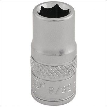 Draper B-AF/MS Imperial Socket, 1/4 inch  Sq. Dr., 9/32 inch  - Code: 16521 - Pack Qty 1