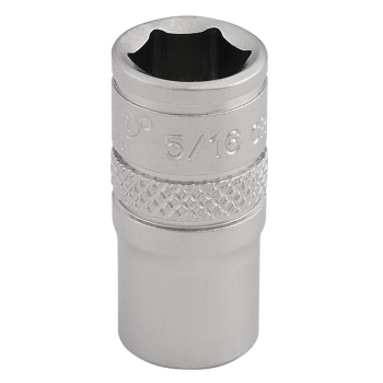 Draper B-AF/MS Imperial Socket, 1/4 inch  Sq. Dr., 5/16 inch  - Code: 16522 - Pack Qty 1