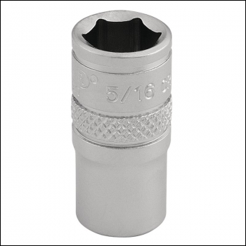 Draper B-AF/MS Imperial Socket, 1/4 inch  Sq. Dr., 5/16 inch  - Code: 16522 - Pack Qty 1