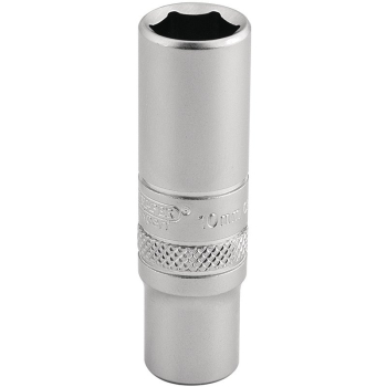 Draper BT-MM/MS 6 Point Deep Socket, 1/4 inch  Sq. Dr., 10mm - Code: 16529 - Pack Qty 1