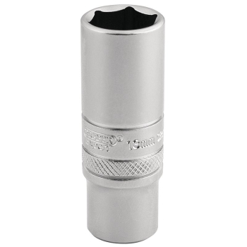 Draper BT-MM/MS 6 Point Deep Socket, 1/4 inch  Sq. Dr., 13mm - Code: 16530 - Pack Qty 1