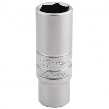 Draper BT-MM/MS 6 Point Deep Socket, 1/4 inch  Sq. Dr., 13mm - Code: 16530 - Pack Qty 1