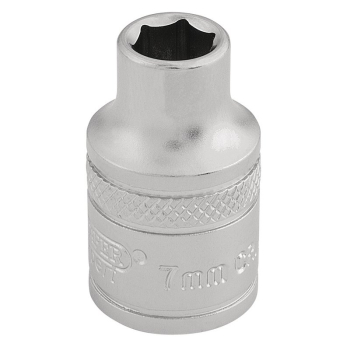 Draper D-MM/MS Draper Expert 6 Point Metric Socket, 3/8 inch  Sq. Dr., 7mm - Code: 16532 - Pack Qty 1