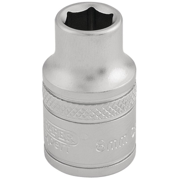 Draper D-MM/MS Draper Expert 6 Point Metric Socket, 3/8 inch  Sq. Dr., 8mm - Code: 16533 - Pack Qty 1