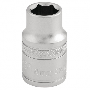 Draper D-MM/MS 6 Point Metric Socket, 3/8 inch  Sq. Dr., 9mm - Code: 16534 - Pack Qty 1