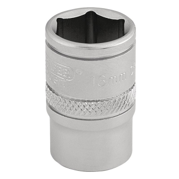 Draper D-MM/MS Draper Expert 6 Point Metric Socket, 3/8 inch  Sq. Dr., 13mm - Code: 16539 - Pack Qty 1