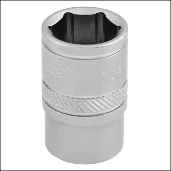 Draper D-AF/MS 6 Point Imperial Socket, 3/8 inch  Sq. Dr., 1/2 inch  - Code: 16552 - Pack Qty 1