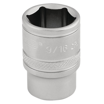 Draper D-AF/MS Draper Expert 6 Point Imperial Socket, 3/8 inch  Sq. Dr., 9/16 inch  - Code: 16571 - Pack Qty 1