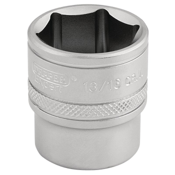 Draper D-AF/MS Draper Expert 6 Point Imperial Socket, 3/8 inch  Sq. Dr., 13/16 inch  - Code: 16575 - Pack Qty 1