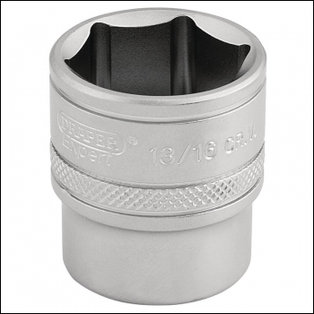 Draper D-AF/MS 6 Point Imperial Socket, 3/8 inch  Sq. Dr., 13/16 inch  - Code: 16575 - Pack Qty 1