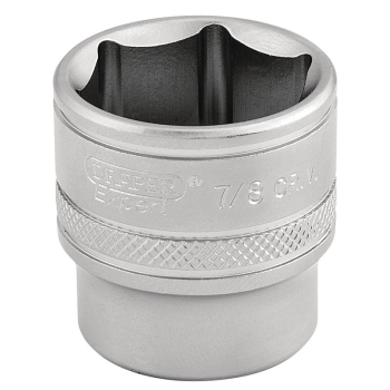 Draper D-AF/MS Draper Expert 6 Point Imperial Socket, 3/8 inch  Sq. Dr., 7/8 inch  - Code: 16576 - Pack Qty 1