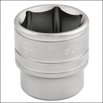 Draper D-AF/MS 6 Point Imperial Socket, 3/8 inch  Sq. Dr., 7/8 inch  - Code: 16576 - Pack Qty 1