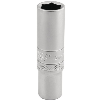 Draper DT-MM/MS Draper Expert 6 Point Metric Deep Socket, 3/8 inch  Sq. Dr., 12mm - Code: 16580 - Pack Qty 1